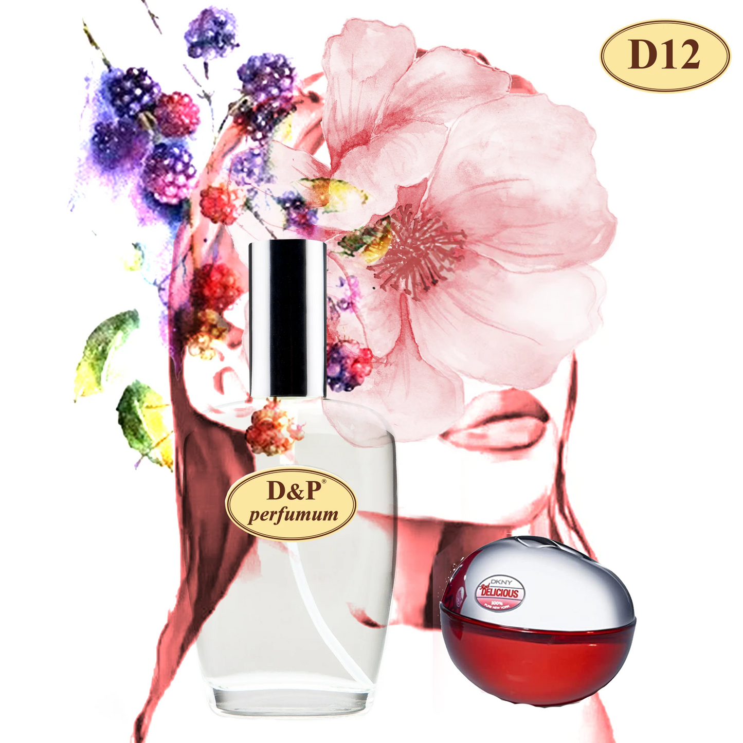 D-12 DONNA KARAN - RED DELICIOUS